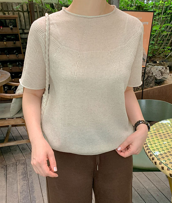 루이 홀가먼트 Short-sleeve Knit