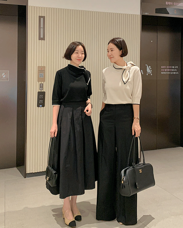 line 스카프 Knit