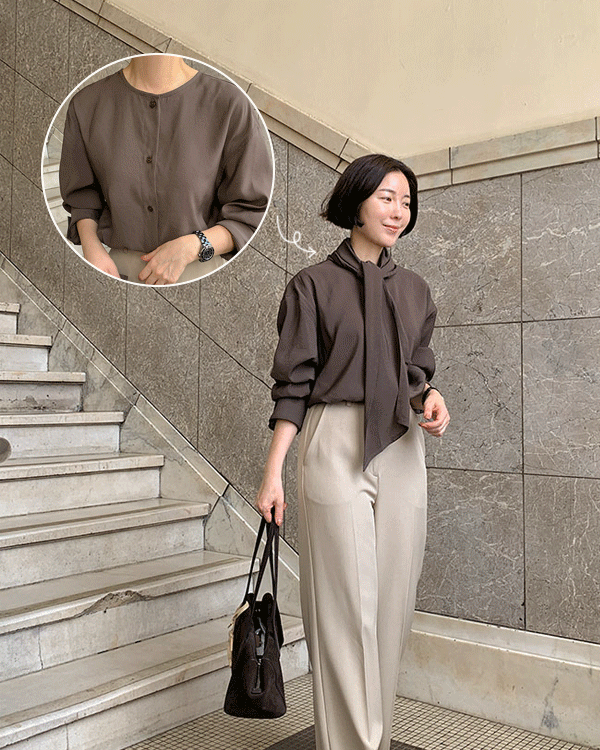 로랑 스카프 Blouse