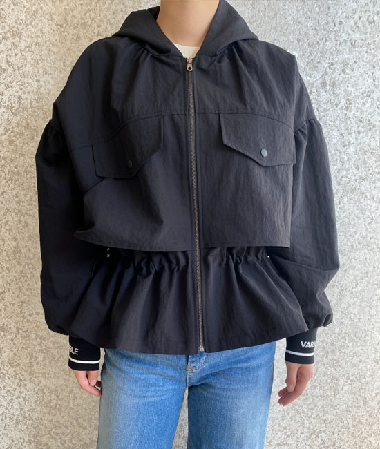 Hood shibori Jumper