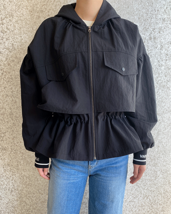 Hood shibori Jumper