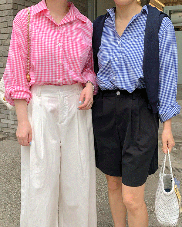 타미 Check Shirt
