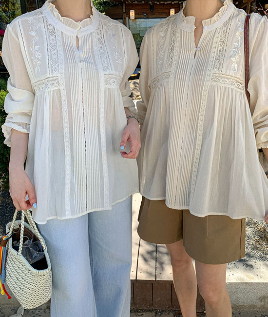 이자벨 Race Blouse