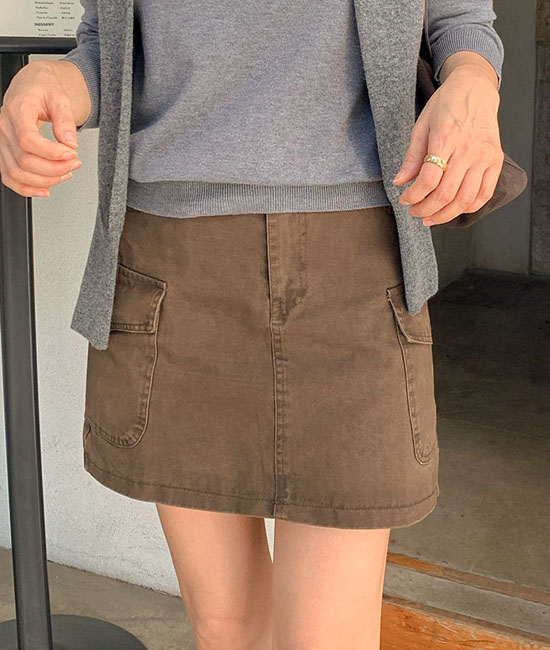 Cargo Belt Skirt