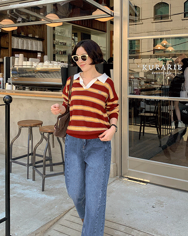 위즈 Stripe Knit