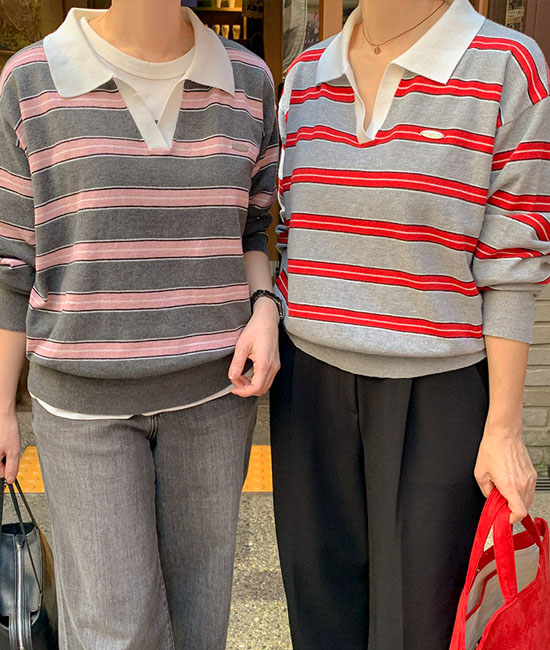 위즈 Stripe Knit