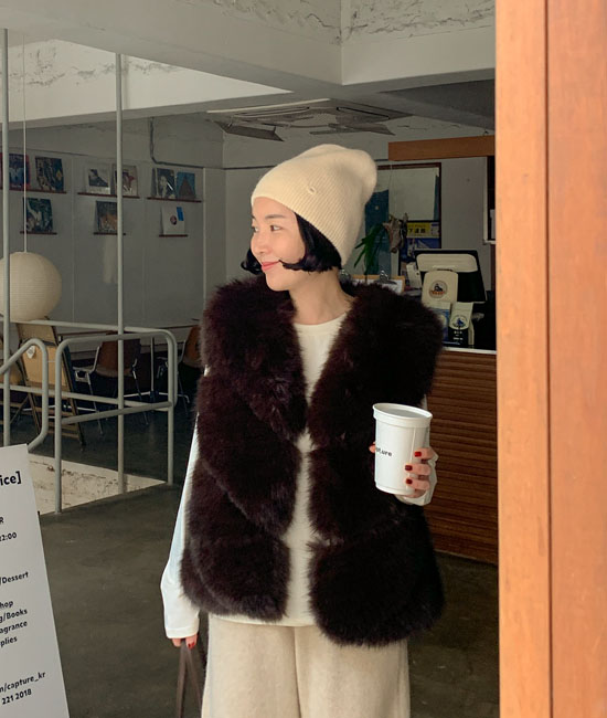 Bonnie Angora Beanie